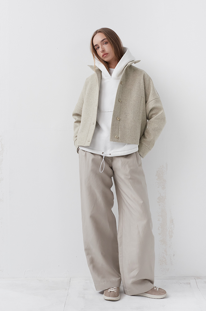 Куртка вовна екрю (КУ 14/1)